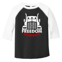 Freedom Convoy Support Truckers Toddler Fine Jersey T-Shirt