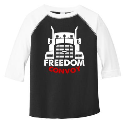 Freedom Convoy Support Truckers Toddler Fine Jersey T-Shirt