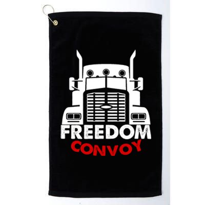 Freedom Convoy Support Truckers Platinum Collection Golf Towel