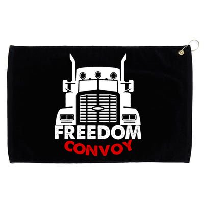 Freedom Convoy Support Truckers Grommeted Golf Towel