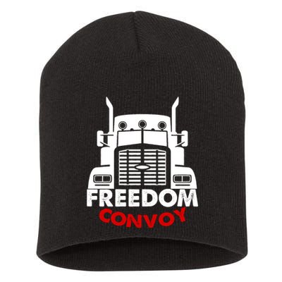 Freedom Convoy Support Truckers Short Acrylic Beanie