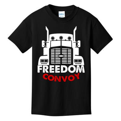 Freedom Convoy Support Truckers Kids T-Shirt