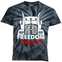 Freedom Convoy Support Truckers Kids Tie-Dye T-Shirt