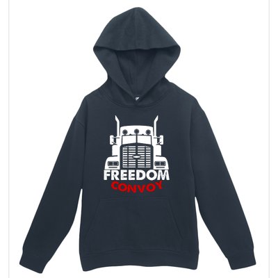 Freedom Convoy Support Truckers Urban Pullover Hoodie