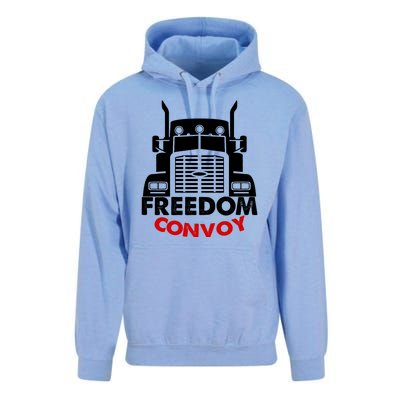 Freedom Convoy Support Truckers Unisex Surf Hoodie