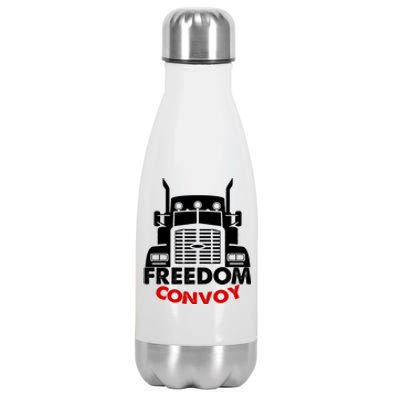 Freedom Convoy Support Truckers Stainless Steel Insulated Water Bottle