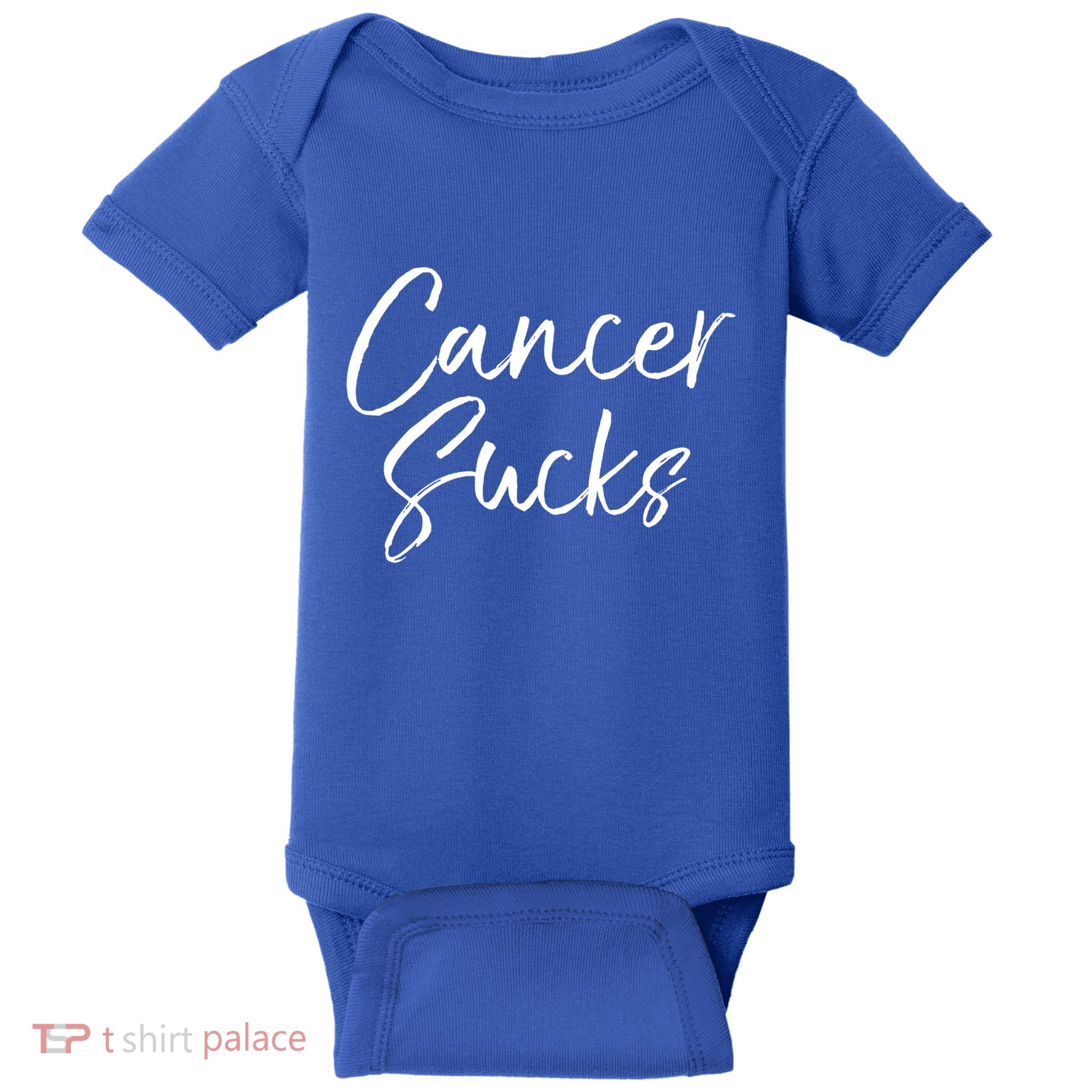 Funny Cancer Sucks Gift For Treatt Cute Cancer Sucks Cool Gift Baby Bodysuit