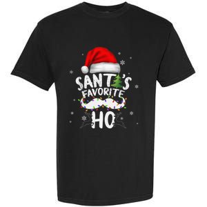 Funny Christmas Santa's Favorite Ho Xmas Garment-Dyed Heavyweight T-Shirt