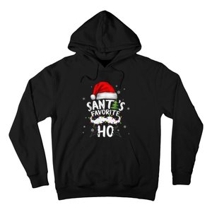 Funny Christmas Santa's Favorite Ho Xmas Hoodie