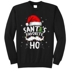 Funny Christmas Santa's Favorite Ho Xmas Sweatshirt