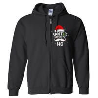 Funny Christmas Santa's Favorite Ho Xmas Full Zip Hoodie