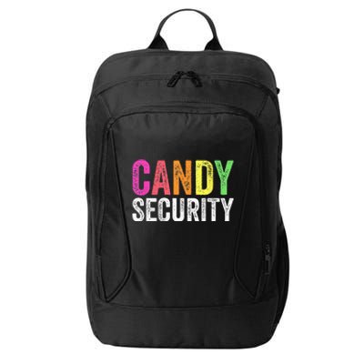 Funny Candy Security Halloween Costume City Backpack