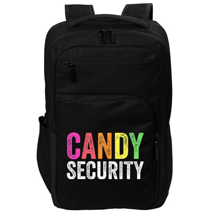 Funny Candy Security Halloween Costume Impact Tech Backpack