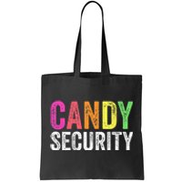 Funny Candy Security Halloween Costume Tote Bag