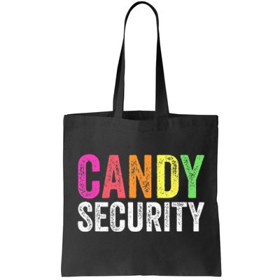 Funny Candy Security Halloween Costume Tote Bag