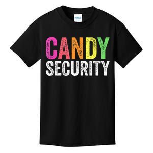 Funny Candy Security Halloween Costume Kids T-Shirt