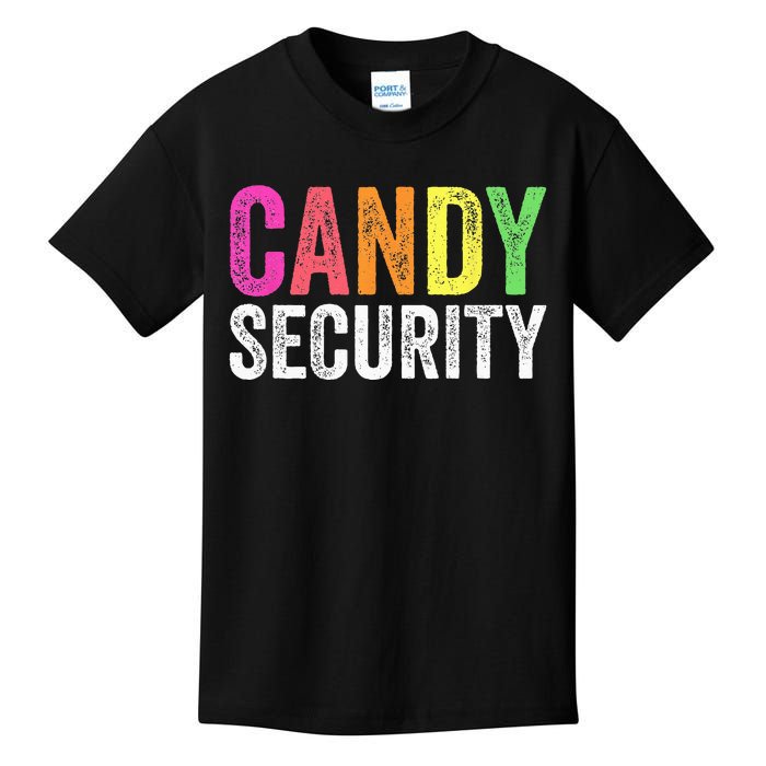 Funny Candy Security Halloween Costume Kids T-Shirt