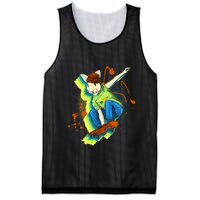 Funny Cool Skateboarding Easter Rabbit Bunny Mesh Reversible Basketball Jersey Tank