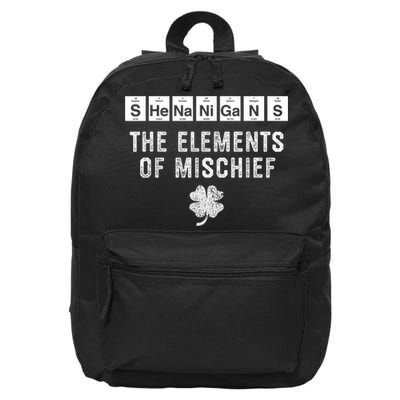 Funny Chemistry Shenanigans Periodic Table Elements 16 in Basic Backpack