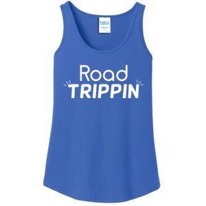 Funny Cool Sarcastic Driving Gift Road Trippin Gift Ladies Essential Tank