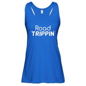 Funny Cool Sarcastic Driving Gift Road Trippin Gift Ladies Essential Flowy Tank