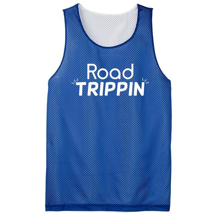 Funny Cool Sarcastic Driving Gift Road Trippin Gift Mesh Reversible Basketball Jersey Tank