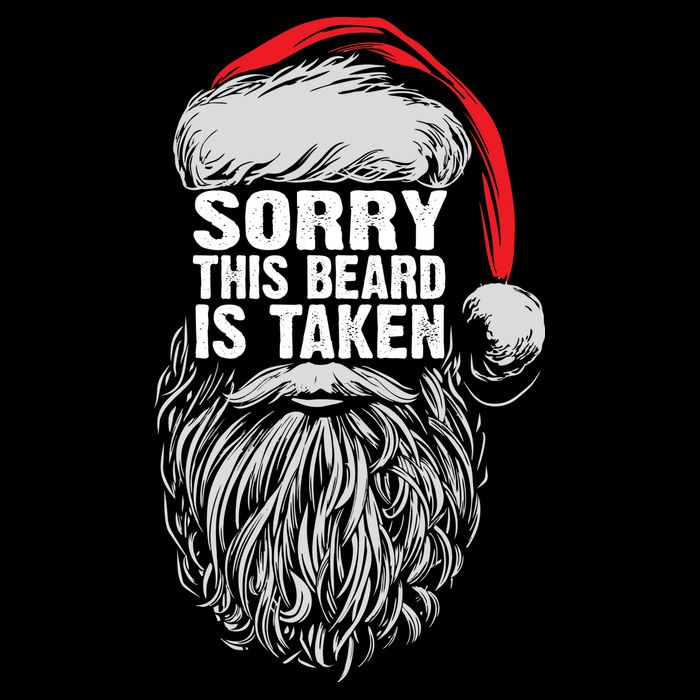 Funny Christmas Sorry This Beard Is Taken Santa Claus Wool Snapback Cap