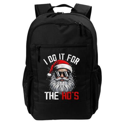 Funny Christmas Santa Claus I Do It For The Hos Cute Xmas Backpack