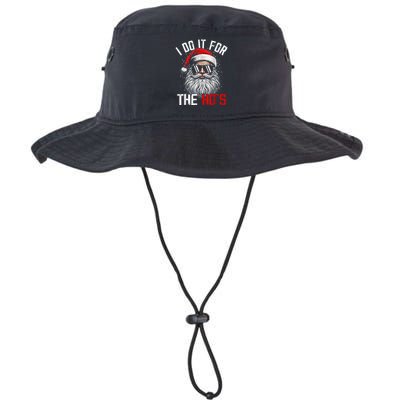 Funny Christmas Santa Claus I Do It For The Hos Cute Xmas Bucket Hat