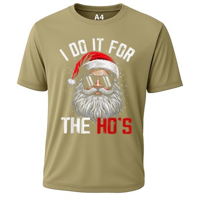 Funny Christmas Santa Claus I Do It For The Hos Cute Xmas Performance Shirt