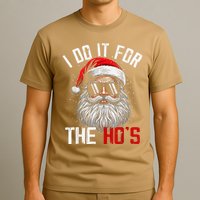 Funny Christmas Santa Claus I Do It For The Hos Cute Xmas T-Shirt