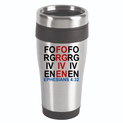 Forgiven Christian Saying 16oz Travel Tumbler