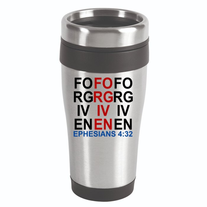 Forgiven Christian Saying 16oz Travel Tumbler