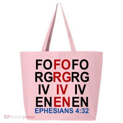 Forgiven Christian Saying 25L Jumbo Tote