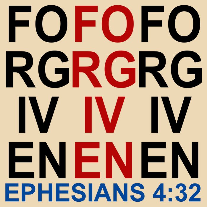 Forgiven Christian Saying Bag
