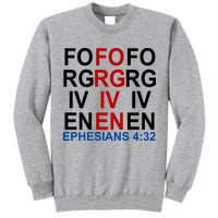 Forgiven Christian Saying Tall Sweatshirt