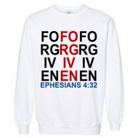 Forgiven Christian Saying Garment-Dyed Sweatshirt