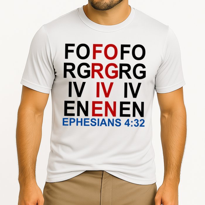 Forgiven Christian Saying Performance Shirt