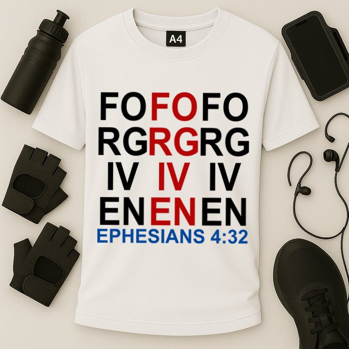 Forgiven Christian Saying Performance Shirt