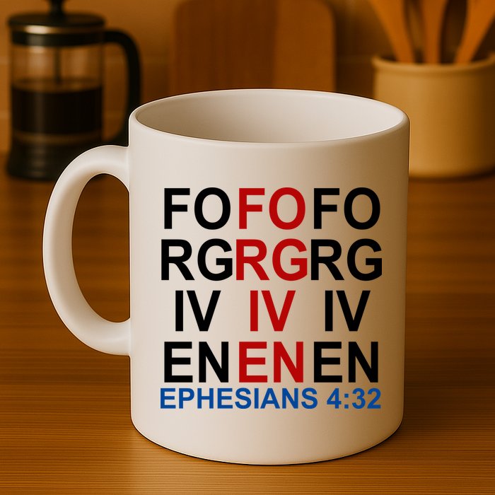 Forgiven Christian Saying Mug