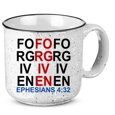 Forgiven Christian Saying 15oz Campfire Ceramic Mug