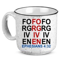 Forgiven Christian Saying 15oz Campfire Ceramic Mug