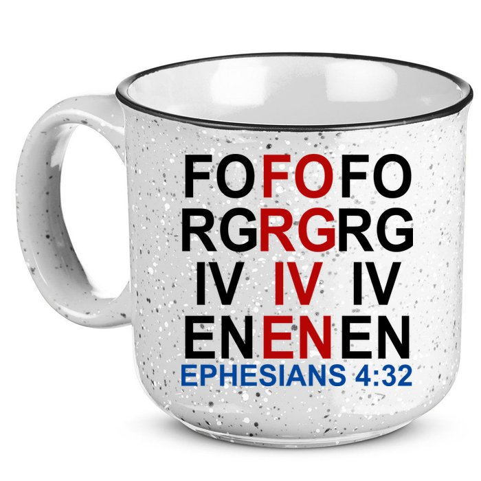 Forgiven Christian Saying 15oz Campfire Ceramic Mug