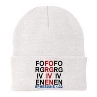 Forgiven Christian Saying Knit Cap Winter Beanie