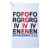 Forgiven Christian Saying Golf Towel