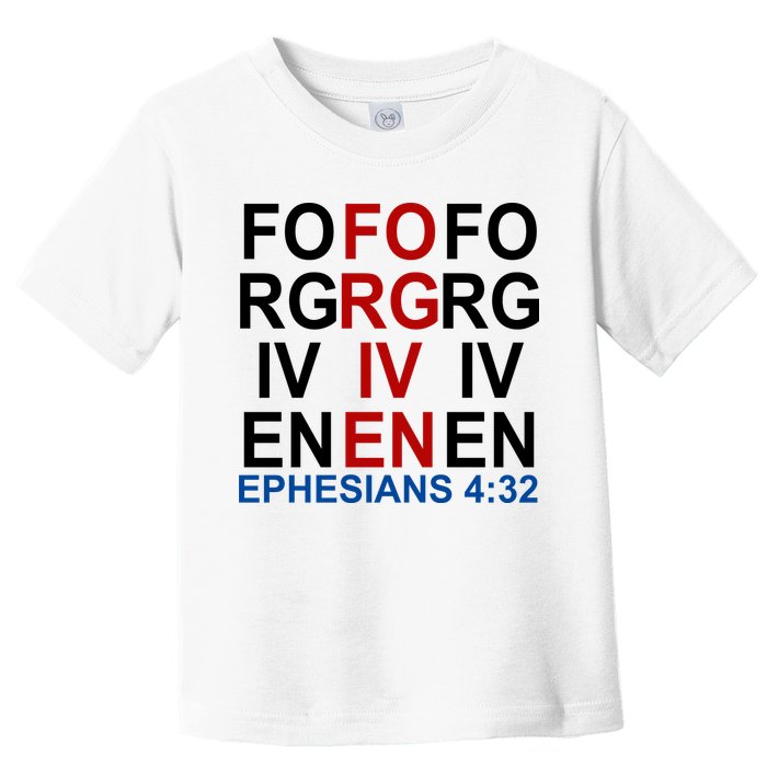 Forgiven Christian Saying Toddler T-Shirt