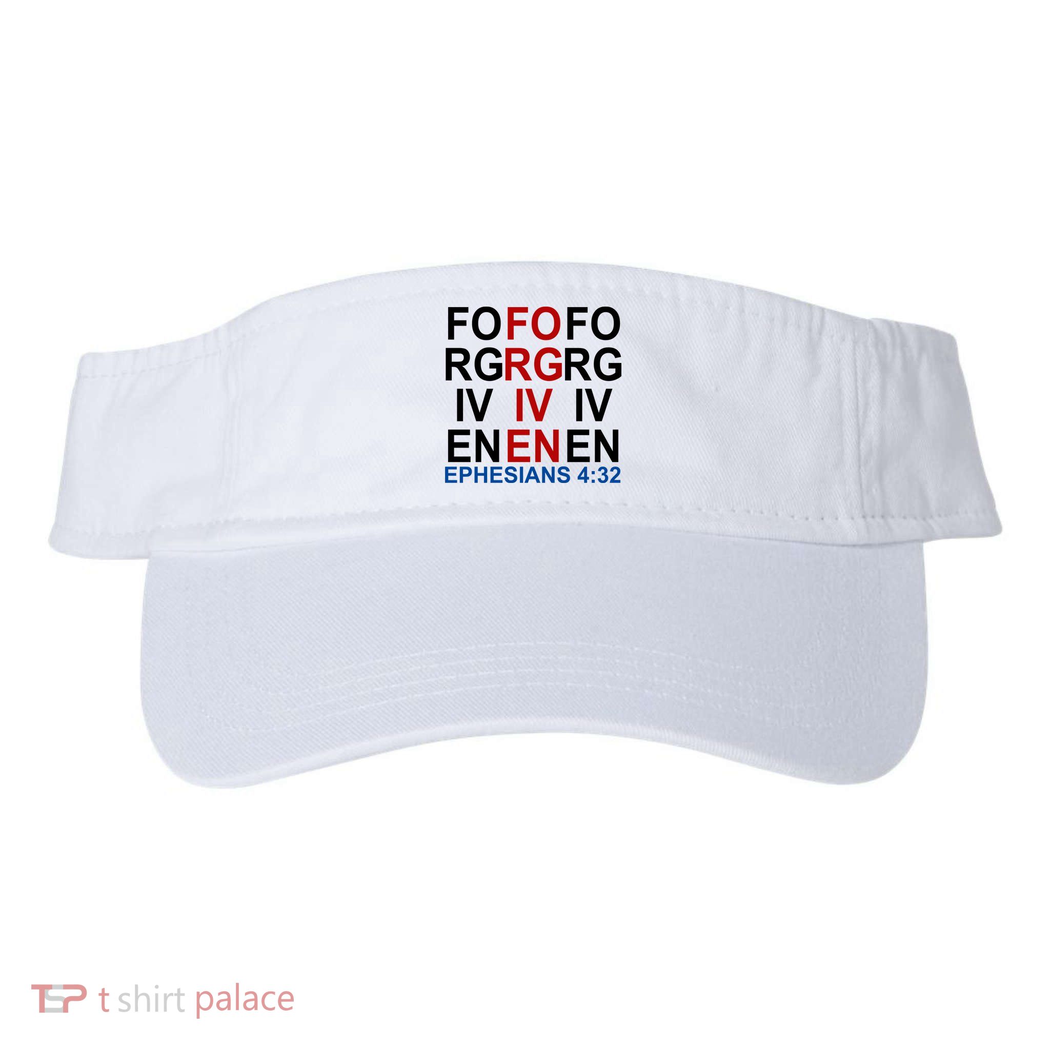 Forgiven Christian Saying Visor