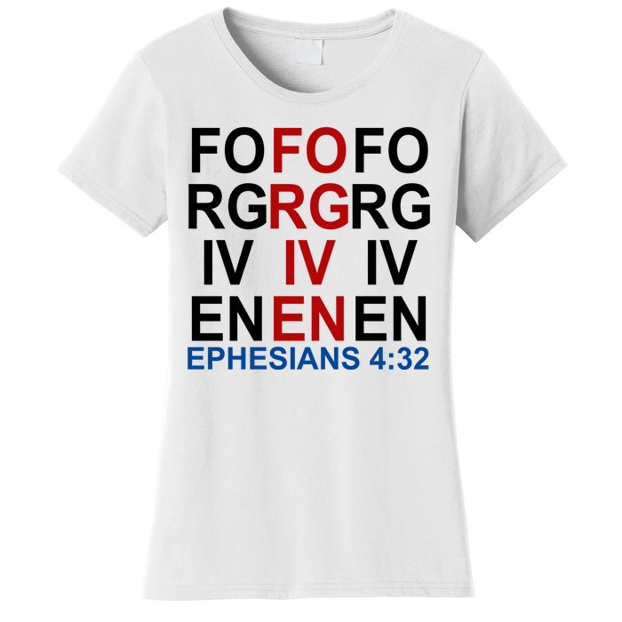 Forgiven Christian Saying Women's T-Shirt