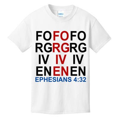 Forgiven Christian Saying Kids T-Shirt