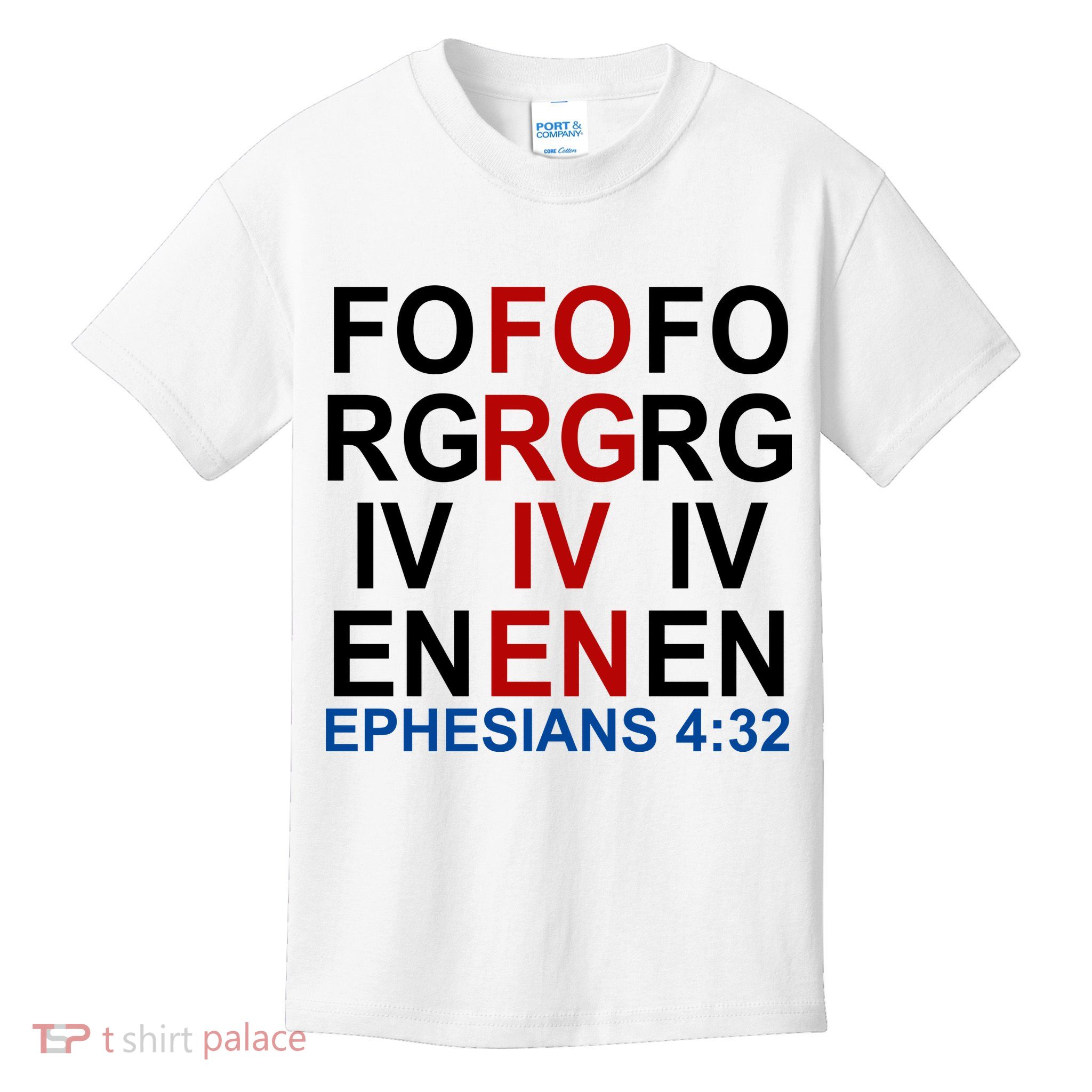 Forgiven Christian Saying Kids T-Shirt